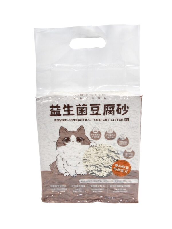 🐾 FURORA花漾毛寵 全效益生菌豆腐貓砂1.5mm  2KG