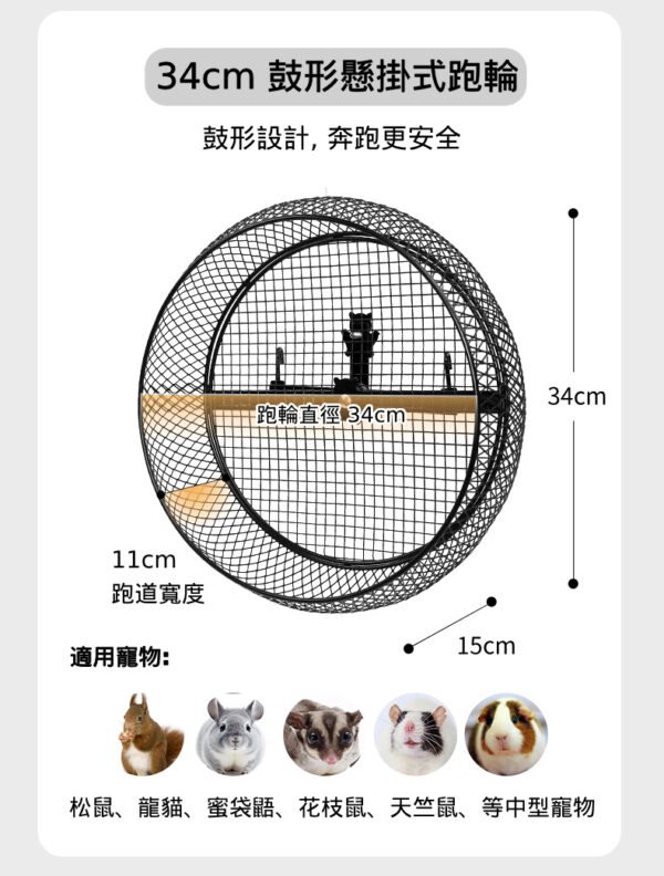 掛壁式跑輪