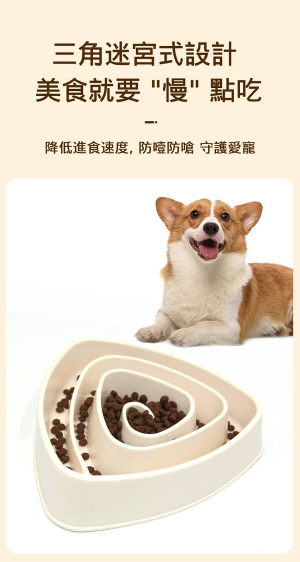 螺紋寵物慢食碗