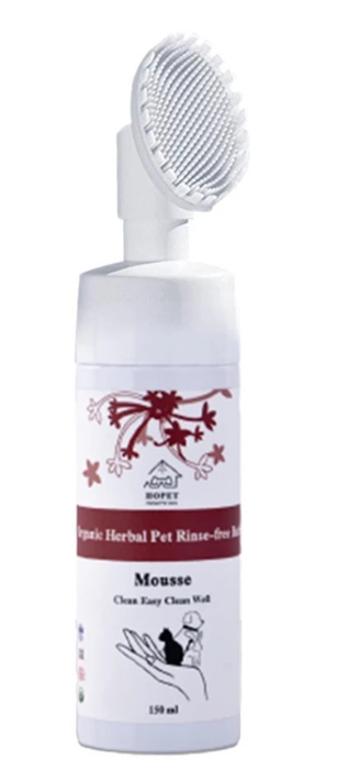 HOPET有機寵物乾洗慕斯 狗乾洗貓乾洗 寵物清潔 好評不斷 國際認証 安全可靠 環境友善