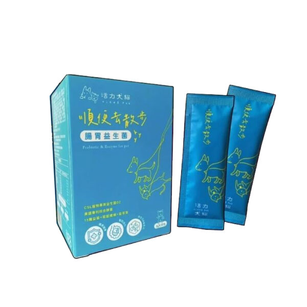 【活力犬貓】順便去散步｜一盒30條組｜犬貓適用｜歐盟認證益菌D22