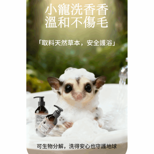 FURORA x HOPET 小寵專用有機植萃沐浴乳
