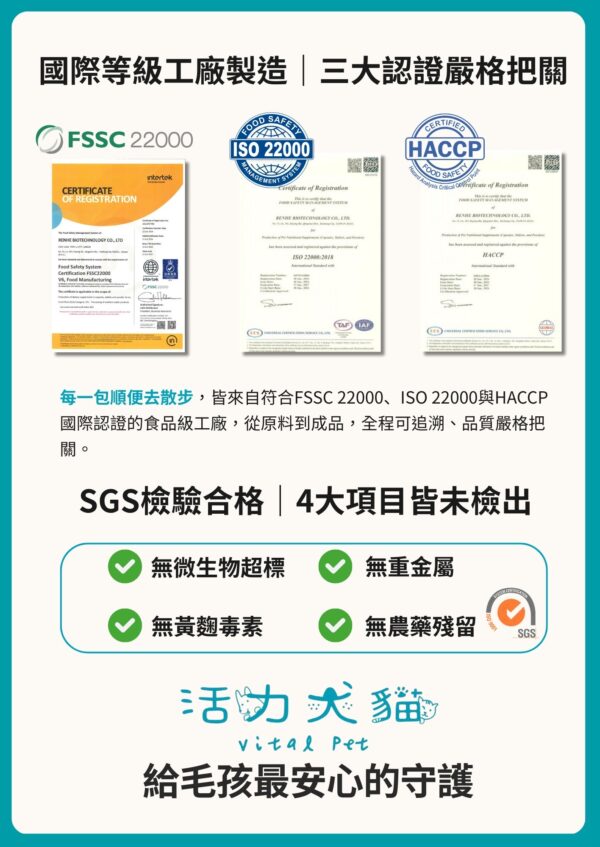 【活力犬貓】順便去散步｜一盒30條組｜犬貓適用｜歐盟認證益菌D22