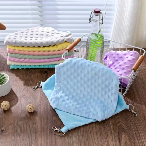 豆豆絨 配水晶絨吊床 25x25cm