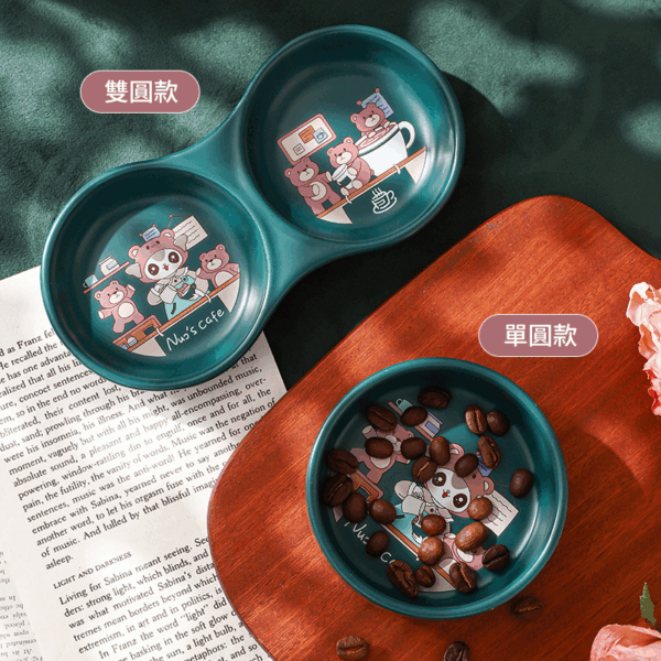 糯糯咖啡時光陶瓷碟